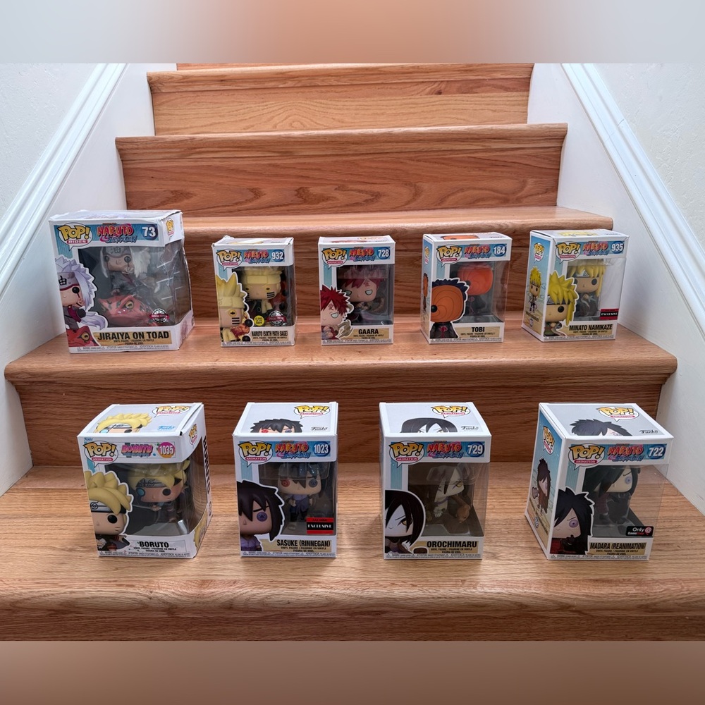 Funko Pop Naruto Shippuden Action Figures Sets (various)